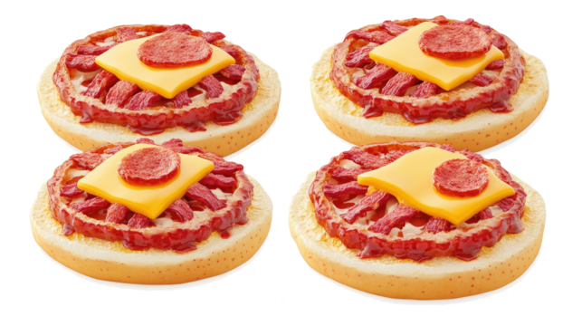 Delicious Bacon Cheeseburgers With Extra Cheese on Soft Buns Generative AI