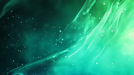 glowing teal and green abstract technology background grainy gradient texture web header design