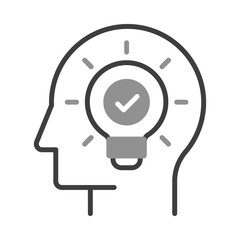 Head and DNA Strand Representing Biological Research. Genetic Science and Biotechnology