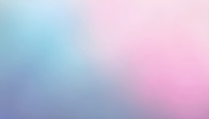 Fototapeta premium Soft pastel gradient background from blue to pink for creative design with copy space