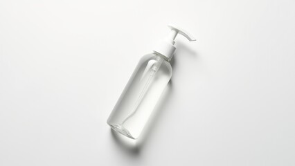 Minimalist pump dispenser in a sleek white design, ideal for lotion or soap. Everyday things for personal care.