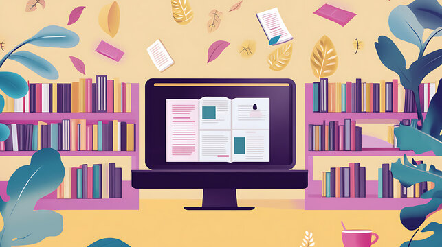 Online libraries and internet education platforms present a modern approach to learning, with digital resources available at one's fingertips