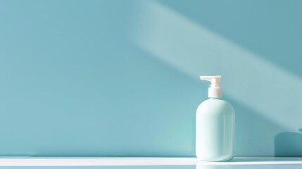 Bathing lotion, border, background wallpaper, blank in the middle, minimalism, negative space, used for postcard template