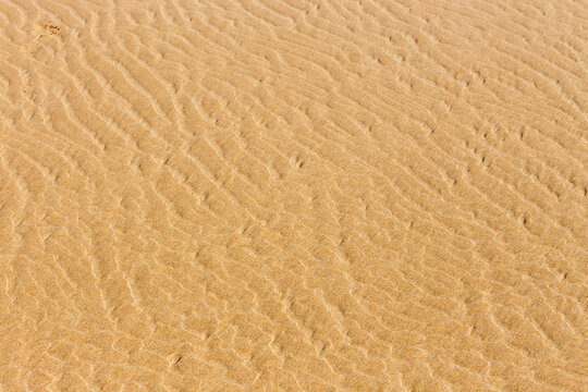 desert sand texture background wallpaper waves of wind, river bank sea shore beach beige natural sand abstract