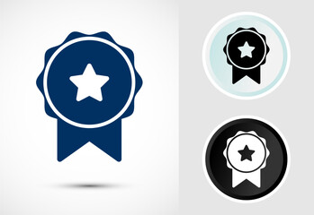 Award icon design illustration, Winning icon, Champion symbol