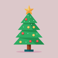 abstract christmas tree