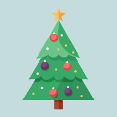 abstract christmas tree