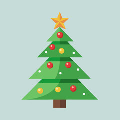 abstract christmas tree