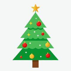christmas tree illustration