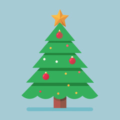 abstract christmas tree