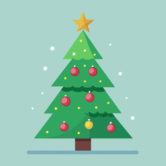 christmas tree illustration