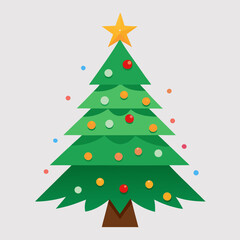 christmas tree illustration