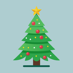 abstract christmas tree