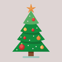 christmas tree illustration