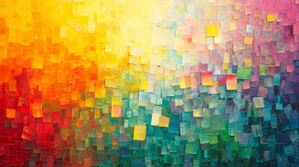 Fototapeta premium Abstract Colorful Oil Painting Texture Background