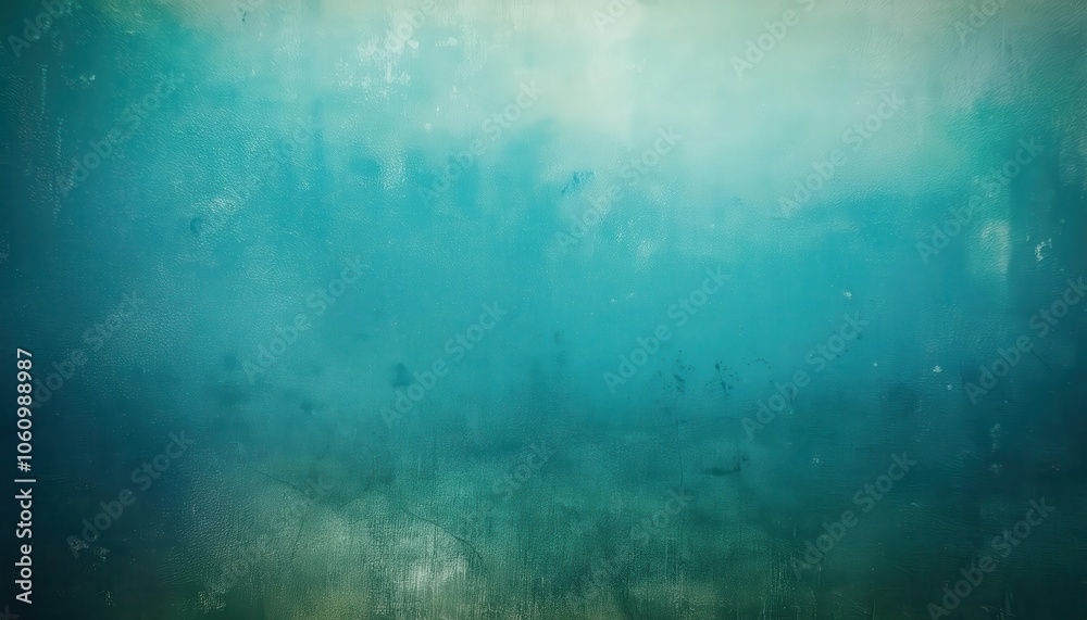 Poster calm aqua turquoise gradient texture with soft light and subtle oceanic depths. perfect for relaxing