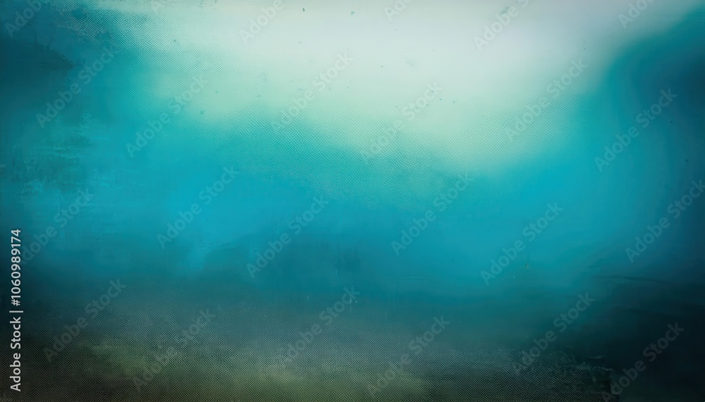 Poster calm aqua turquoise gradient texture with soft light and subtle oceanic depths. perfect for relaxing