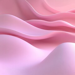 Obraz premium Soft pink abstract waves moving with smooth flowing texture for serene background