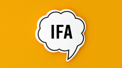 IFA text.IFA - short for Institute of Financial Accountants.