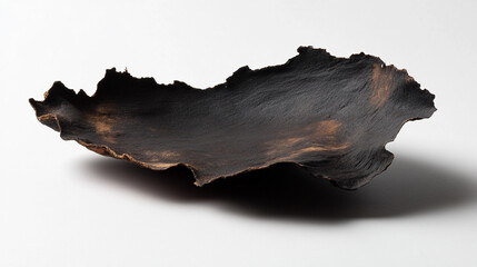 Fototapeta premium Black and Brown Organic Shaped Dish for Serving and Decoration