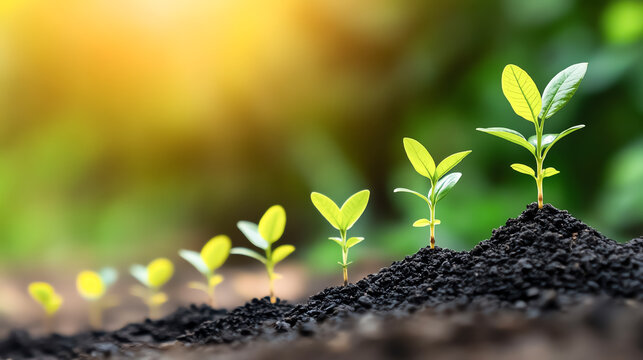 Graph showing steady growth over decades, longterm, sustained investment