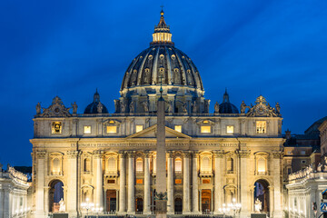 Obraz premium St. Peter's Basilica in Vatican, Italy