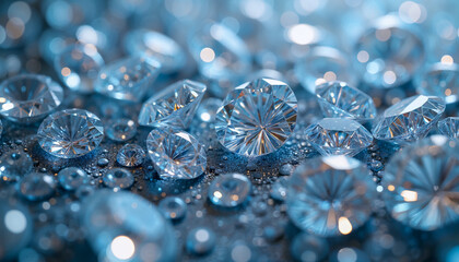  Background made of a bunch of diamonds