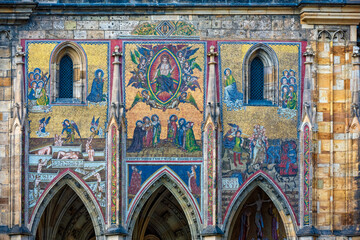 Fototapeta premium Mosaic interior of church