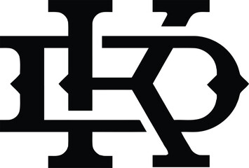 Obraz premium kd logo design