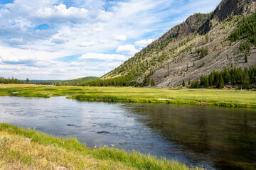 View in Yellowstone, Wyoming