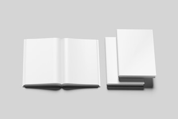 BLANK BOOK COVER WHITE