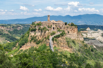 Castle in the sky, Civita di Bagnoregio in Tuscany Italy