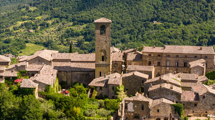 Castle in the sky, Civita di Bagnoregio in Tuscany Italy