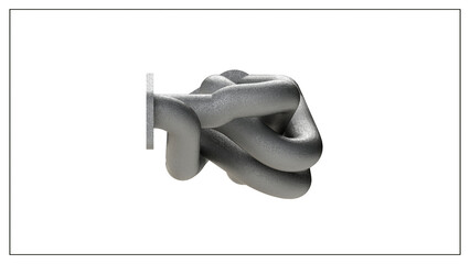 3D Project of an Exhaust Manifold Design for Optimized Engine Performance.