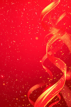 Christmas abstrac red background
