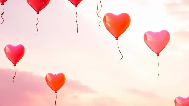 heart shaped balloons