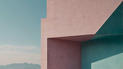 Smooth shapes, flowing gradients, vibrant cool colors harmoniously blend, creating an airy, balanced, dynamic visual experience, fostering a sense of tranquility, innovation, and modern aesthetic appe