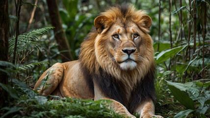 Obraz premium portrait of a lion