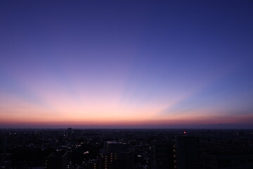 Before sunrise over the Pacific Ocean. © Photoscape