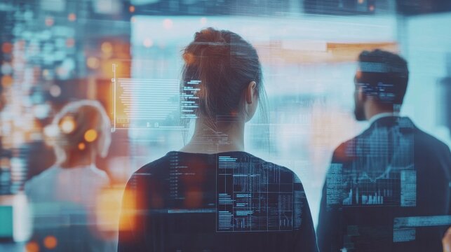 Enigmatic Figures in a Digital Landscape