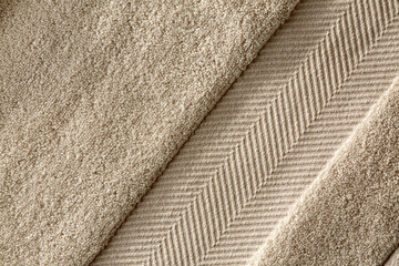 Closeup image of a bath towel