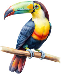 Obraz premium toucan isolated on white background
