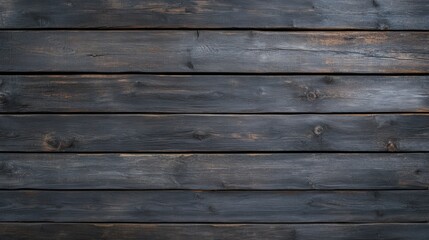 Obraz premium Dark wooden planks arranged neatly on a horizontal surface