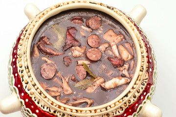 The best rustic and complete traditional Brazilian feijoada