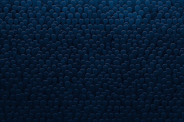 Crowd of People in Shades of Blue Representing Unity and Diversity | Community Gathering, Cultural Celebration, Social Connection