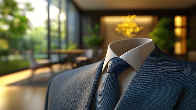 Elegant kitchen with a minimalist island, dining table, and chairs, ideal for a modern lifestyle. - Powered by Adobe