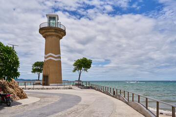 The Lighthouse of Cape Bali Hai in Pattaya, Thailand