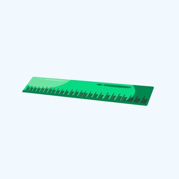 recommend clip art: School stationary scale ruler vactor image 
