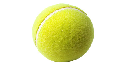 Tennis ball, isolated on white background