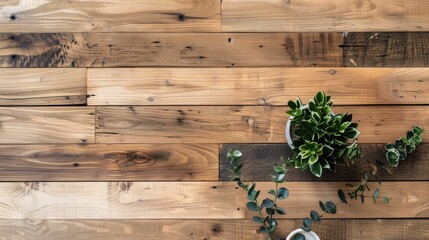 Minimal wooden background with space